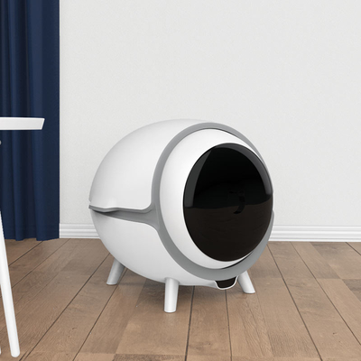 Splash Proof Pedal Channel Cat Toilet Smart Cat Litter Box Extra Large Deodorant