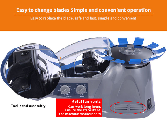 CE Turntable Tape Dispenser , 110V 3mm Tape Cutting Machine