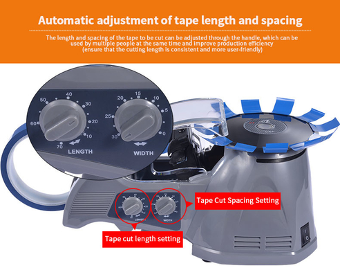 NSA Gummed Paper Turntable Tape Dispenser , Automatic Sealing Tape Dispenser