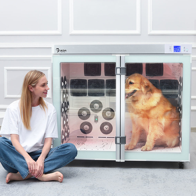 Portable Pet Drying Box 2700W Largr Space , CE Cage Dryer For Dogs