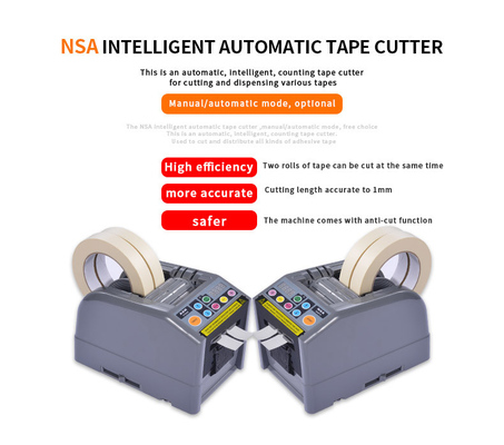 ZCUT-9 Automatic Tape Dispenser 60mm Width No Roller With Gold Blade