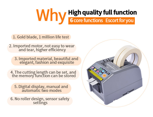 Electric Automatic Tape Dispenser 5mm Length ZCUT 9 Tape Dispenser